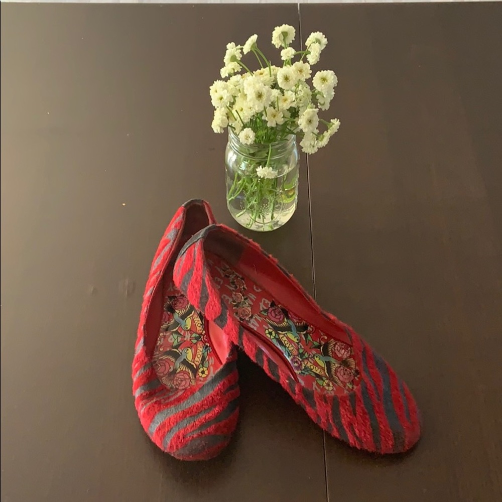 Ed Hardy flats